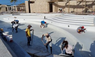 Main Pool Construction